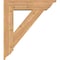 Ekena Millwork Traditional Traditional Smooth Bracket w/ Offset Brace, Western Red Cedar, 7 1/2"W x 30"D x 34"H BKT0806X30X34TRA01SWR - alternate 2